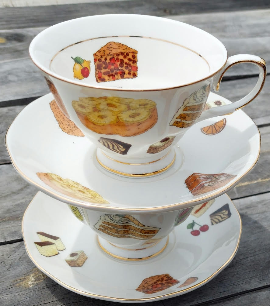 Cakes&Slices 2 cup and saucer set